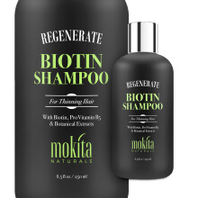 Mokita Naturals Haarvolumen- und Regrow-Shampoo für dünnes Haar, sulfatfrei & vegan, 250 ml