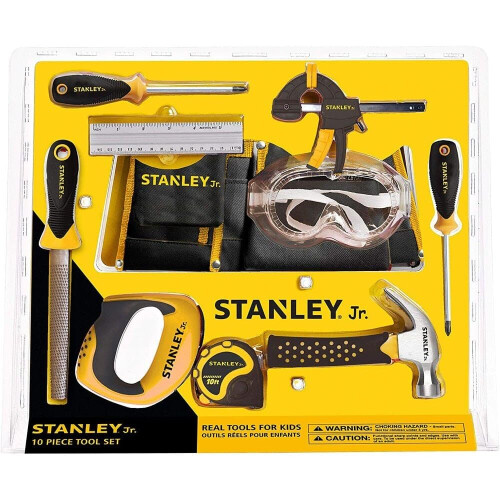 Stanley Jr. Children's 10 Piece Toolset 1