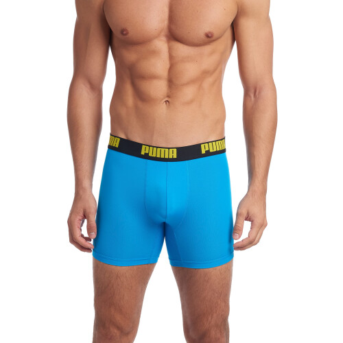 Puma PUMA Heren 3-Pack Boxer Short, Fel Blauw, Medium