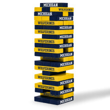 Wild Sports NCAA Michigan Wolverines Tafelbladstapelaars 3"" x 1"" x .5"""" Teamkleur