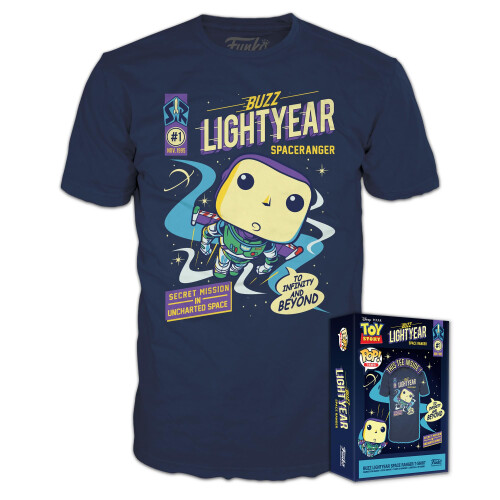 Funko Funko Pop! Boxed Tee: Toy Story - Buzz - s