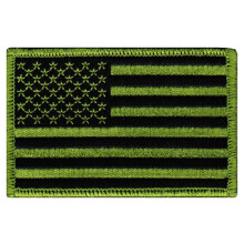Parche bordado bandera americana verde Estados Unidos tctico militar tenue