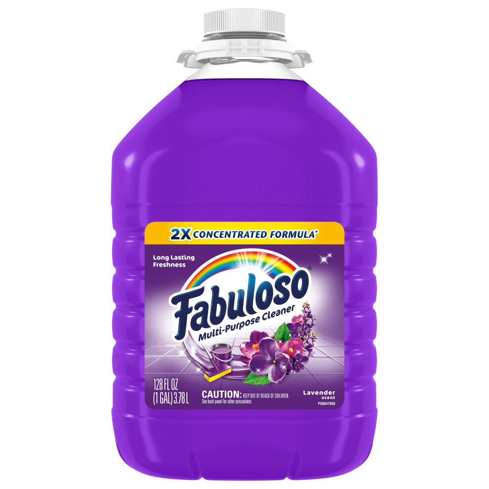 Fabuloso Multi-Purpose Cleaner 2X Concentrated Lavender - 128 Fl Oz