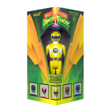 Super7 Mighty Morphin Power Rangers Yellow Ranger - 3,75"" Power Rangers-actiefiguur in speciale editie-verpakking