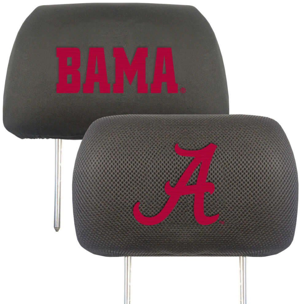 University Of Alabama Embroidered Head Rest Cover Set - 2 Pieces 842989026073