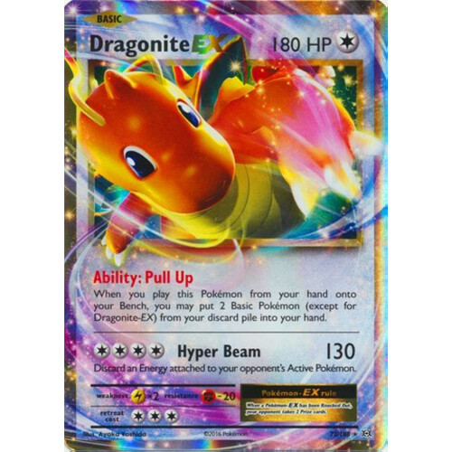 Pokemon - Dragonite-EX (72/108) - XY Evolutioner - Holo