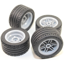 Technic Lego 8-delige wielen- en bandenset (Mindstorms nxt ev3 band) 56145 44309
