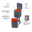 Joseph Joseph JOSEPH JOSEPH Totem Kompakt-Abfallbehälter 40 Liter Graphit 5