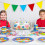 (Plastic)6 IN 1 Modern Design Multi Functional Cake Stand & Dome Plastic Cover Salad Bowl 7