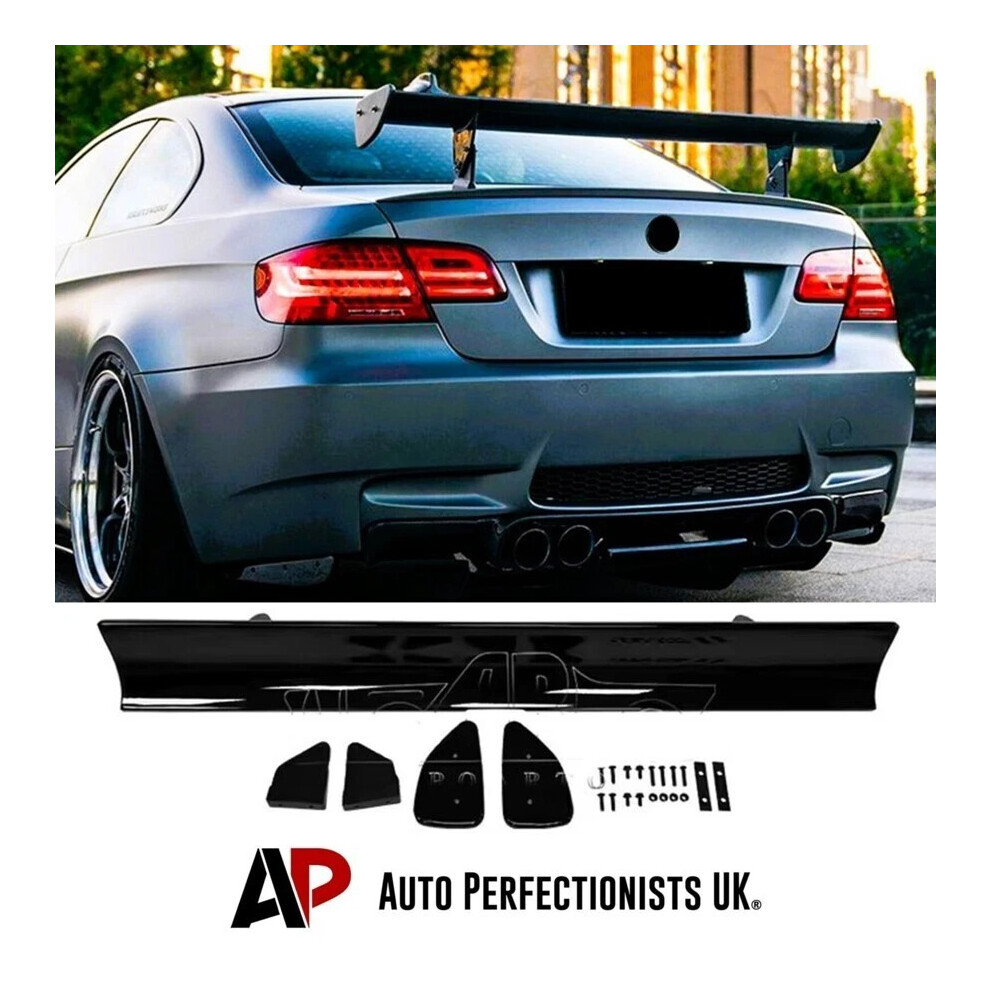 For Bmw M2 M3 M4 E90 F80 F82 Gts Style Boot Spoiler Wing Body Kit Black 5061072667992