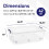 Superio Under Bed Clear Storage Bin with Lid, Stackable Plastic Storage Container with Latch Closure (42 Quart- Under Bed) 2