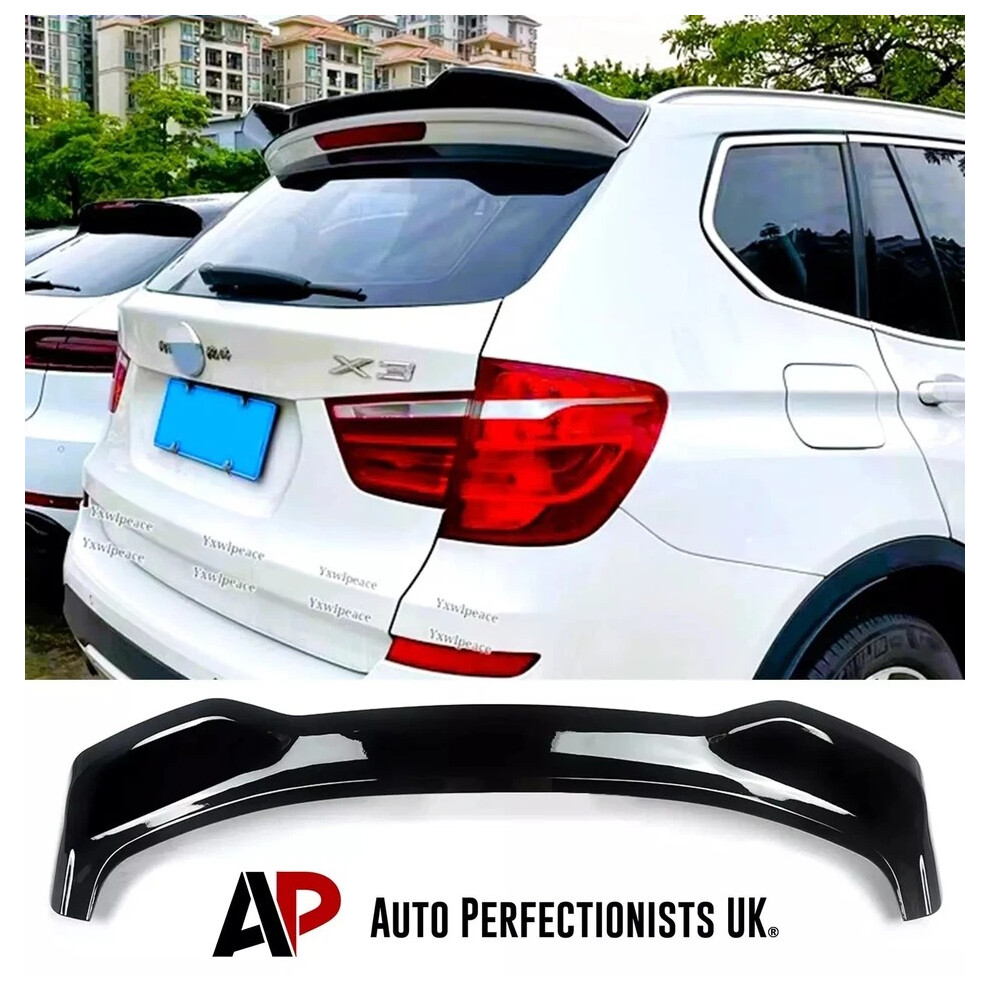 For Bmw X3 F25 Rear Roof Spoiler Lip Wing Body Kit M Sport 2010-17 Black 5061072667923