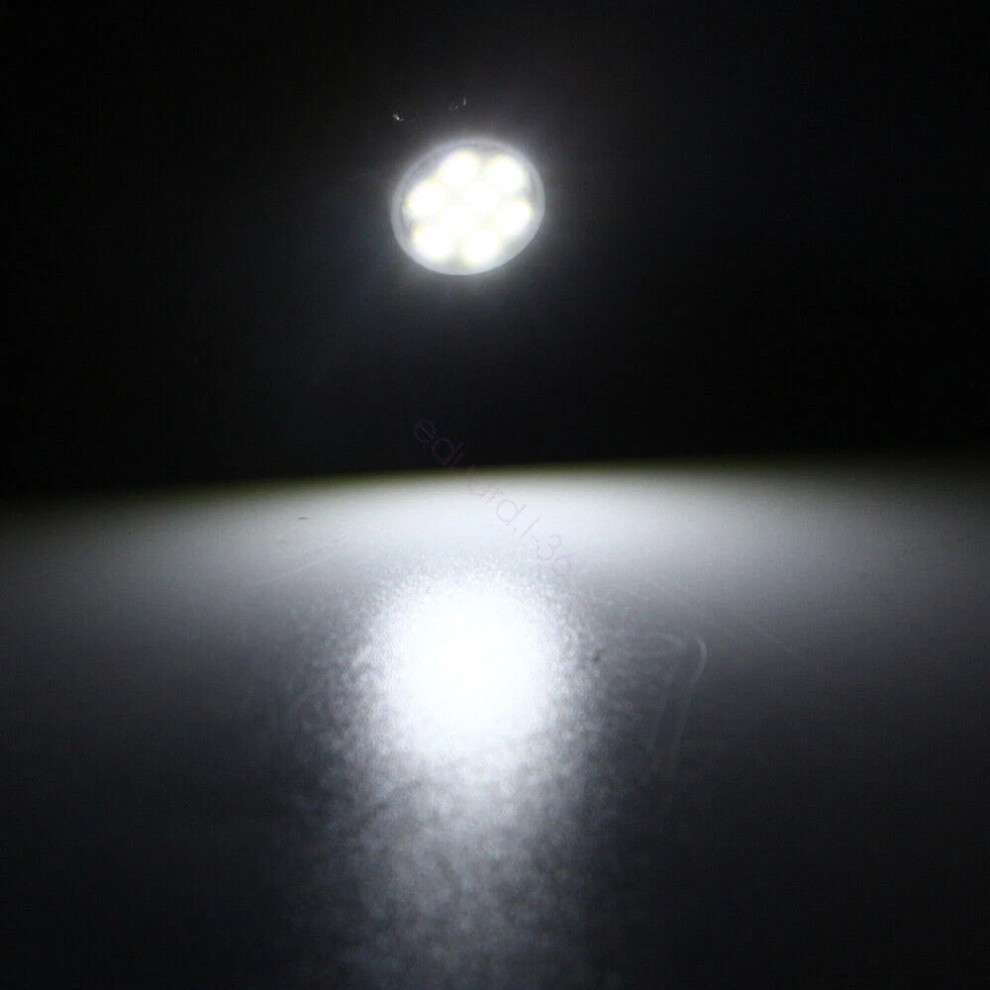 (100Pcs, ) T10 8Smd 1206 Led Car Interior Auto Wedge Instrument Bulbs Hot White/Light 4069369102028