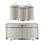 GEEPAS (Cream) GEEPAS 4 Pc Tea Coffee Sugar Canister & Bread Bin Set 1