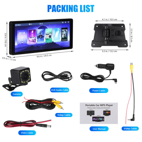 1 Set Of Dash Cam Car Touch Screen And Reverse Camera 1