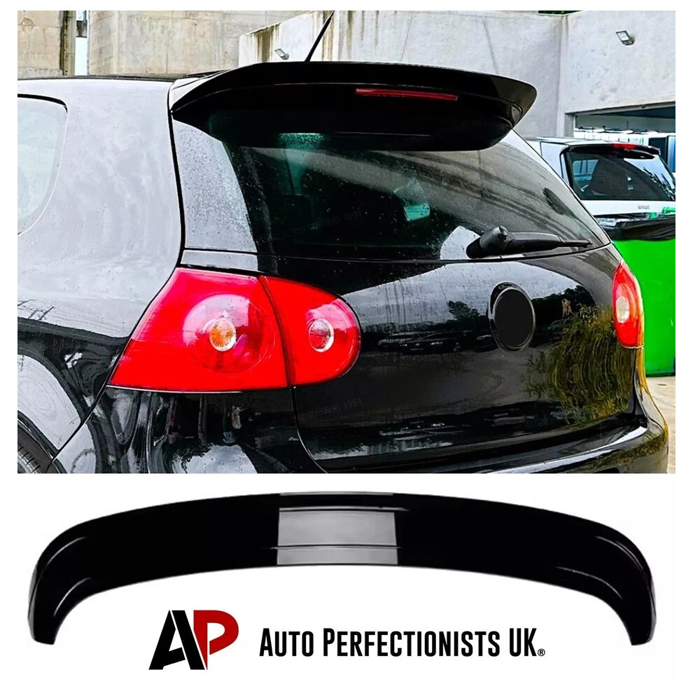 For Vw Golf Mk5 Gti R R32 Roof Spoiler Boot Wing Lip Body Kit 03-08 Black 5061072667794