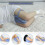 Gr8 Home Memory Foam Leg Knee Support Pillow Blue Sleeping Cushion With Cover 3