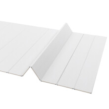 70x170cm Folding Bathtub Cover White Wood Grain Color Foldable Bath Cover