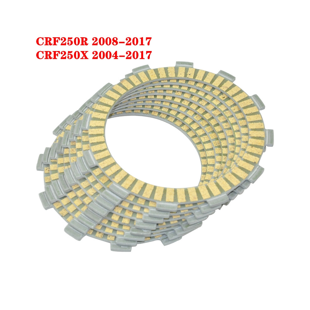 Motorcycle 8Pcs Friction Clutch Plates For Honda Crf250r 2008-2017 Crf250x 2004-2017 Crf 250R Crf 250R Crf 250X 6935158924950