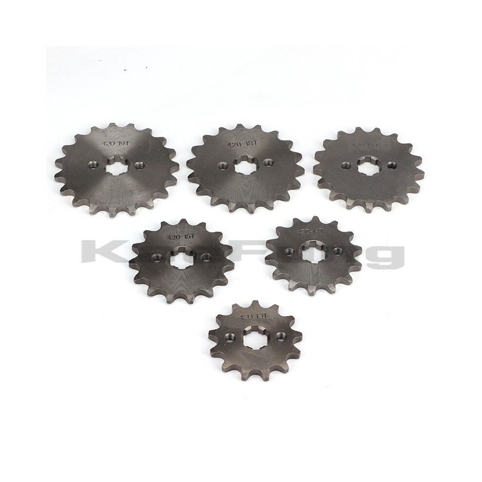 Motorcycle Pars Sprokets 420 17Mm 10T 11T 12T 13T 14T 15T 16T 17T 18T 19T Gear Sprokets For Pit Dirt Bike Atv Lifan Yx Loncin 6935158925124