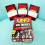 (Show no mercy) UNO board game card tin box set 3