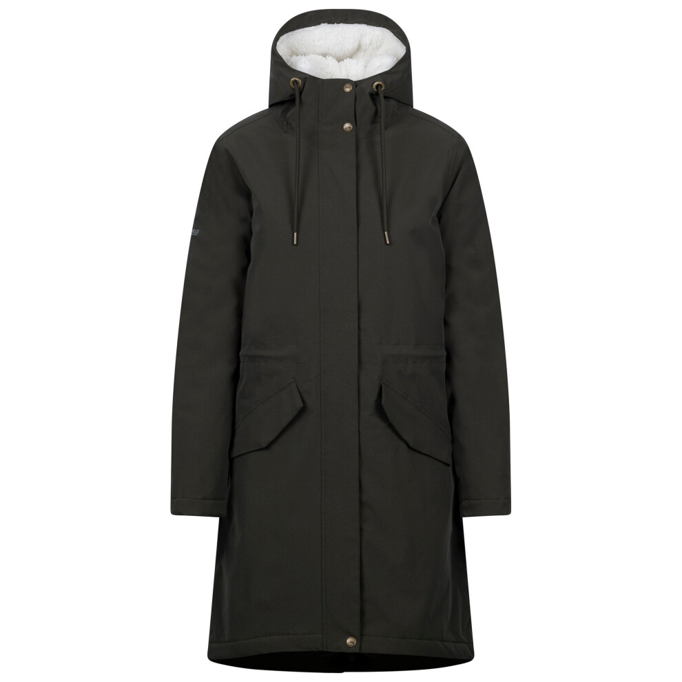 (L, Dark Vine) Trespass Womens/Ladies Vailsom Waterproof Jacket