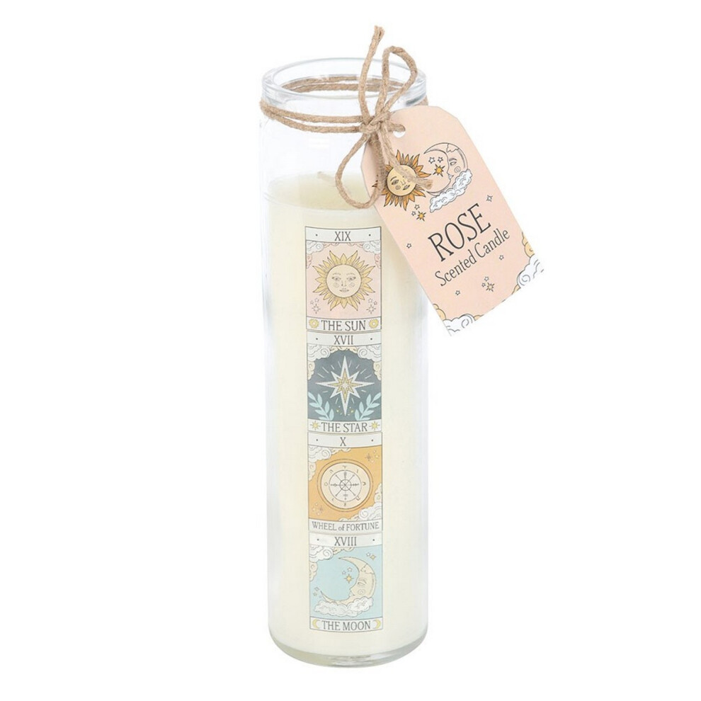Something Different Rose Tarot Vintage Tube Candle