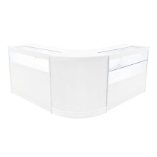 Adonis LED Winkel Toonbank Set B1200, C1200 & CM60 - Wit