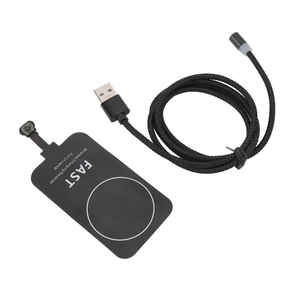 10w Thin Type C Magnetic Suction Dual Purpose Wireless Charging Receiver For Galaxy A51 A40 A20e