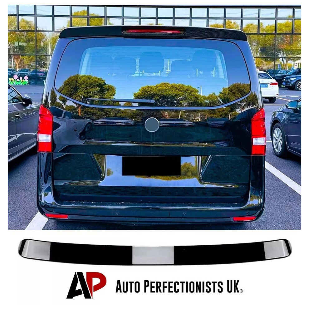 For Mercedes V Class Vito Viano W447 Mk3 Roof Spoiler Wing 14-22 Black 5061072667831