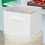 SoBuy Wandregal mit Schreibtisch in Grau 11