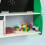 SoBuy Wandregal mit Schreibtisch in Grau 9