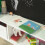 SoBuy Wandregal mit Schreibtisch in Grau 5