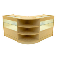 Andromeda LED Winkel Toonbank Set LM60 & 2 x C900 - Esdoorn