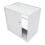 Comptoir de Ventes Verouillables Blanc à LED Ensemble Andromeda C900 LM60 11