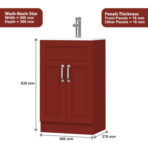 BELOFAY Floor Standing Vanity Unit With Basin 2
