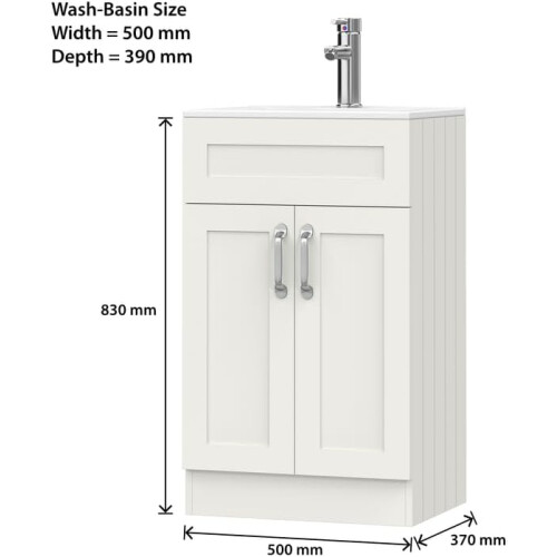 BELOFAY Floor Standing Vanity Unit With Basin 2