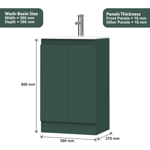 BELOFAY Floor Standing Vanity Unit With Basin 2