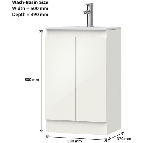 BELOFAY Floor Standing Vanity Unit With Basin 2