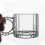 Glass Wine Glass, Square White Wine Glass, Modern Crystal Stemware 2