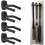 4 Pack Wall Mount Vertical Baseball Bat Holder,black 1
