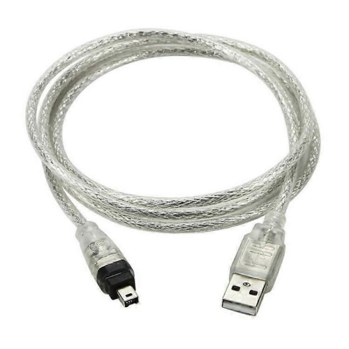 Καλώδιο προσαρμογέα USB αρσενικό σε Firewire IEEE 1394 4 ακίδων αρσενικό iLink Συμβατό με S 2