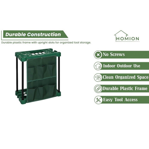 Garden Tool Storage Rack Organizer Caddy Shed Storage Holder Stand 2