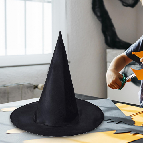 Wizard Hat Portable Breathable OxCompatible withd Fabric Cosplay Witch Cap 1