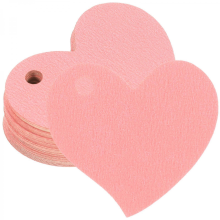 50 etiquetas de regalo en forma de corazón de papel kraft en blanco, compatibles con suministros para fiestas de bodas.