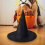 Wizard Hat Portable Breathable OxCompatible withd Fabric Cosplay Witch Cap 5