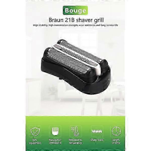 Cabeça de barbear de substituição compatível com a série 3-32B, compatível com certos modelos Braun como 3040s, 3000s, 3050cc, 3010a, 3070cc 1