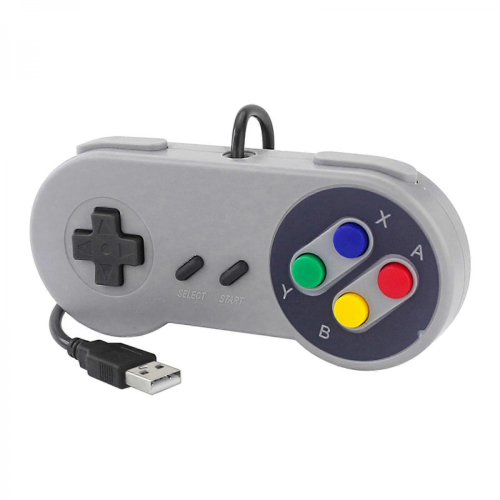 Ρετρό Joypad Gaming Gamepad Ενσύρματα Χειριστήρια Παιχνιδιών USB Συμβατά με Εξομοιωτές S