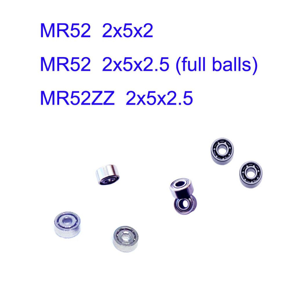2Mm Mr52 2*5*2 2X5x2.5 Mr52zz Pienoiskuulalaakerilla Varustettu Nelivetoakseli 8725679130118