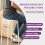 White Stackable Plastic Stool Round Top Backless Design Metal Leg 5